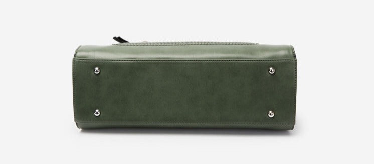 PISTACHIO Leather Tote Laptop Bag For Women 13-inch