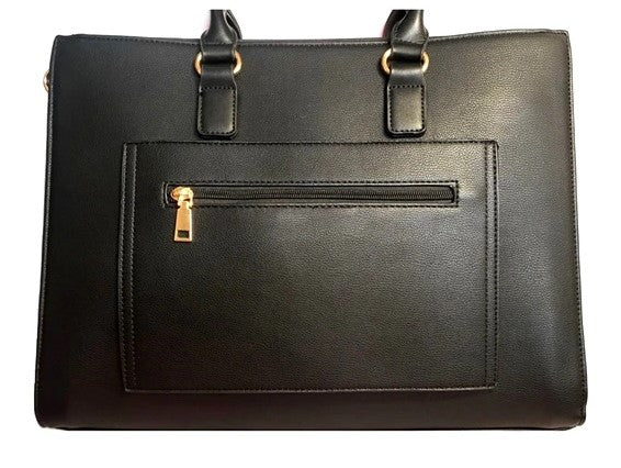 Leather Tote Laptop Bag for Women 13-inch