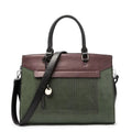 PISTACHIO Leather Tote Laptop Bag For Women 13-inch