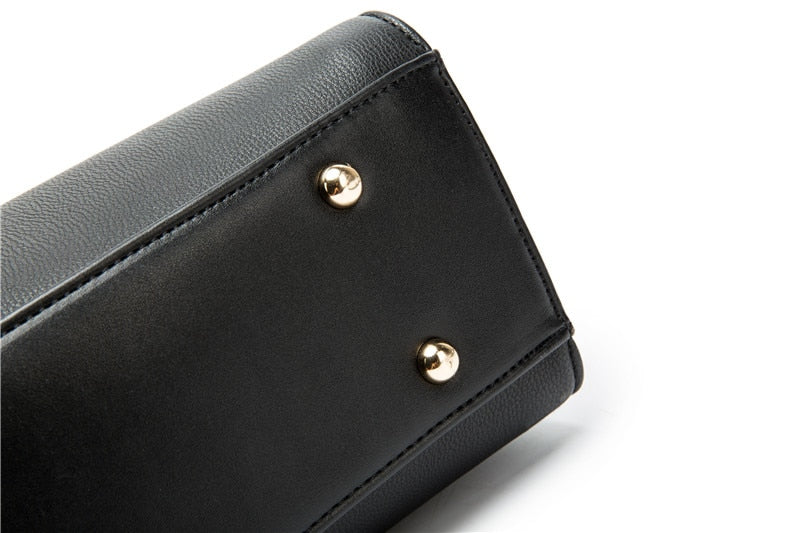 Leather Tote Laptop Bag for Women 13-inch