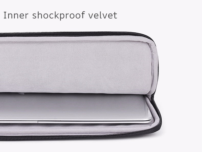 Leather Plaid Laptop Case 14-inch