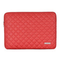 Leather Plaid Laptop Case 14-inch
